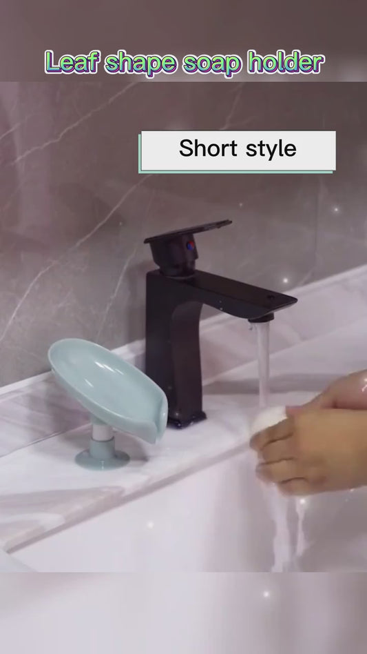 Self-Draining Leaf Soap Box for Bathroom & Kitchen Sink